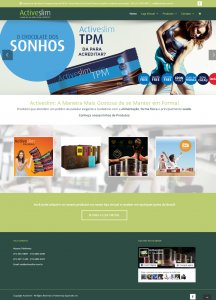 Novo site da Activeslim